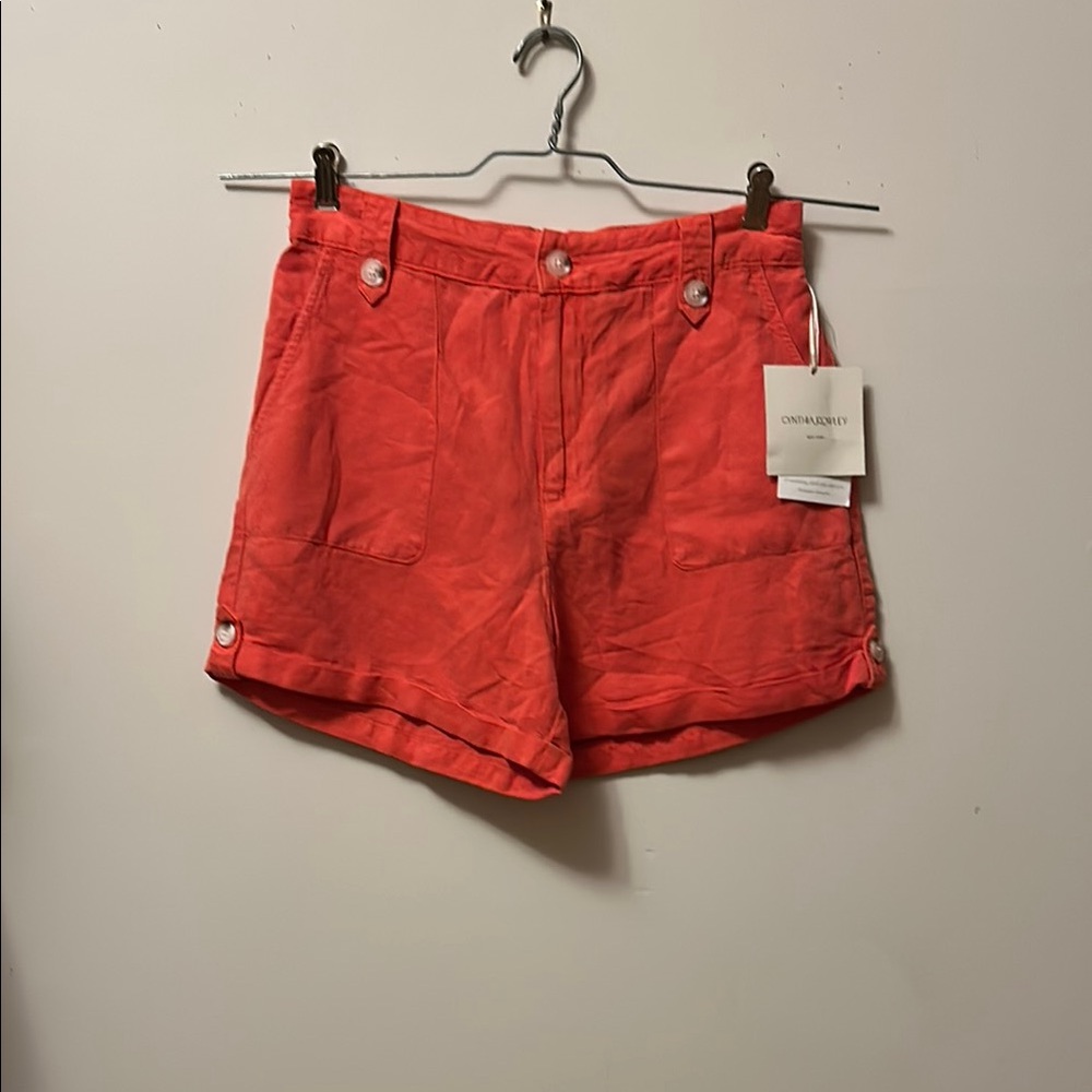® Linen Blend Coral Shorts